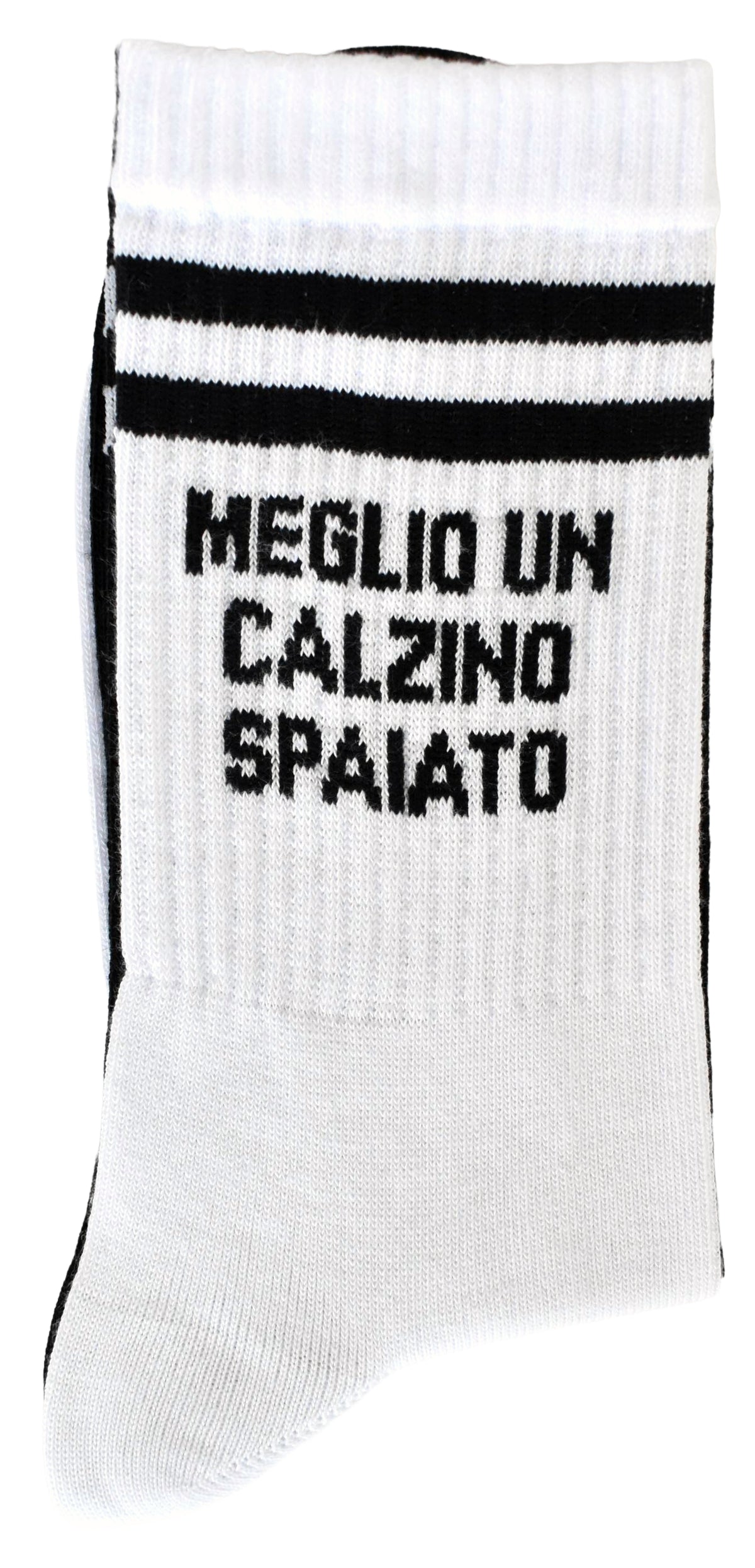 Calze Fantasia "EX SBAGLIATO" Unisex Bianco/Nero Linea Funny