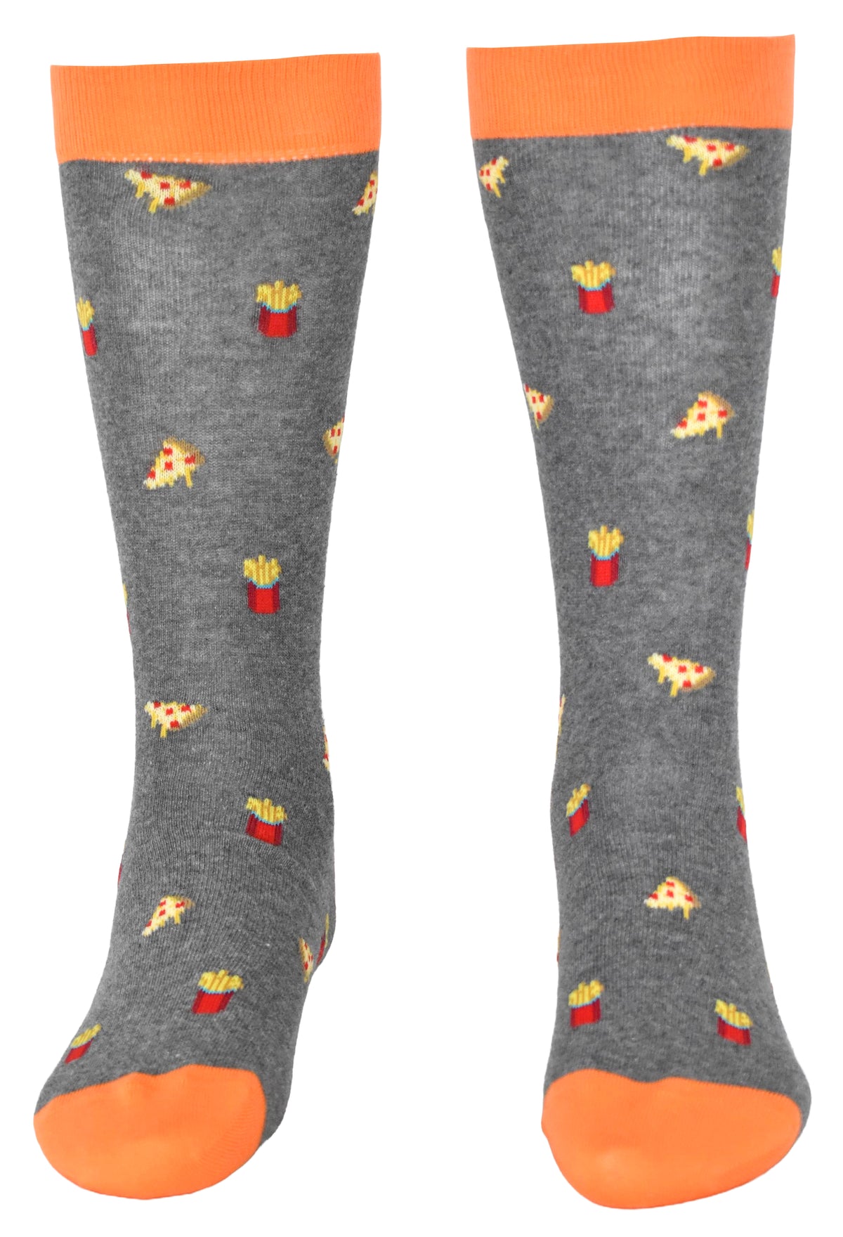 Calze Fantasia "Pizza&Chips" Unisex Fumo Linea Funny - Cod. GC22