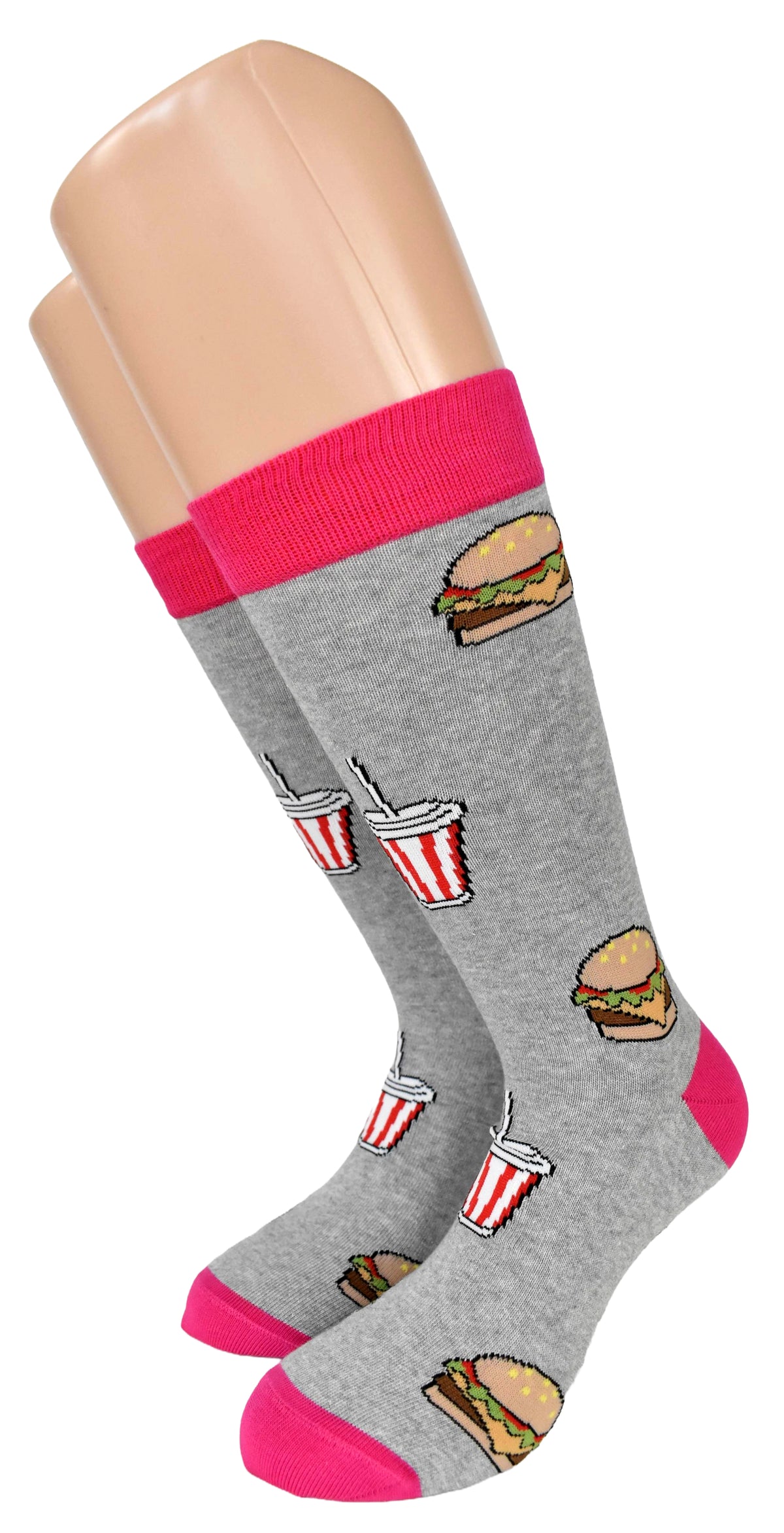 Calze Fantasia "Fast Food" Unisex Smog Linea Funny - Cod. GC24