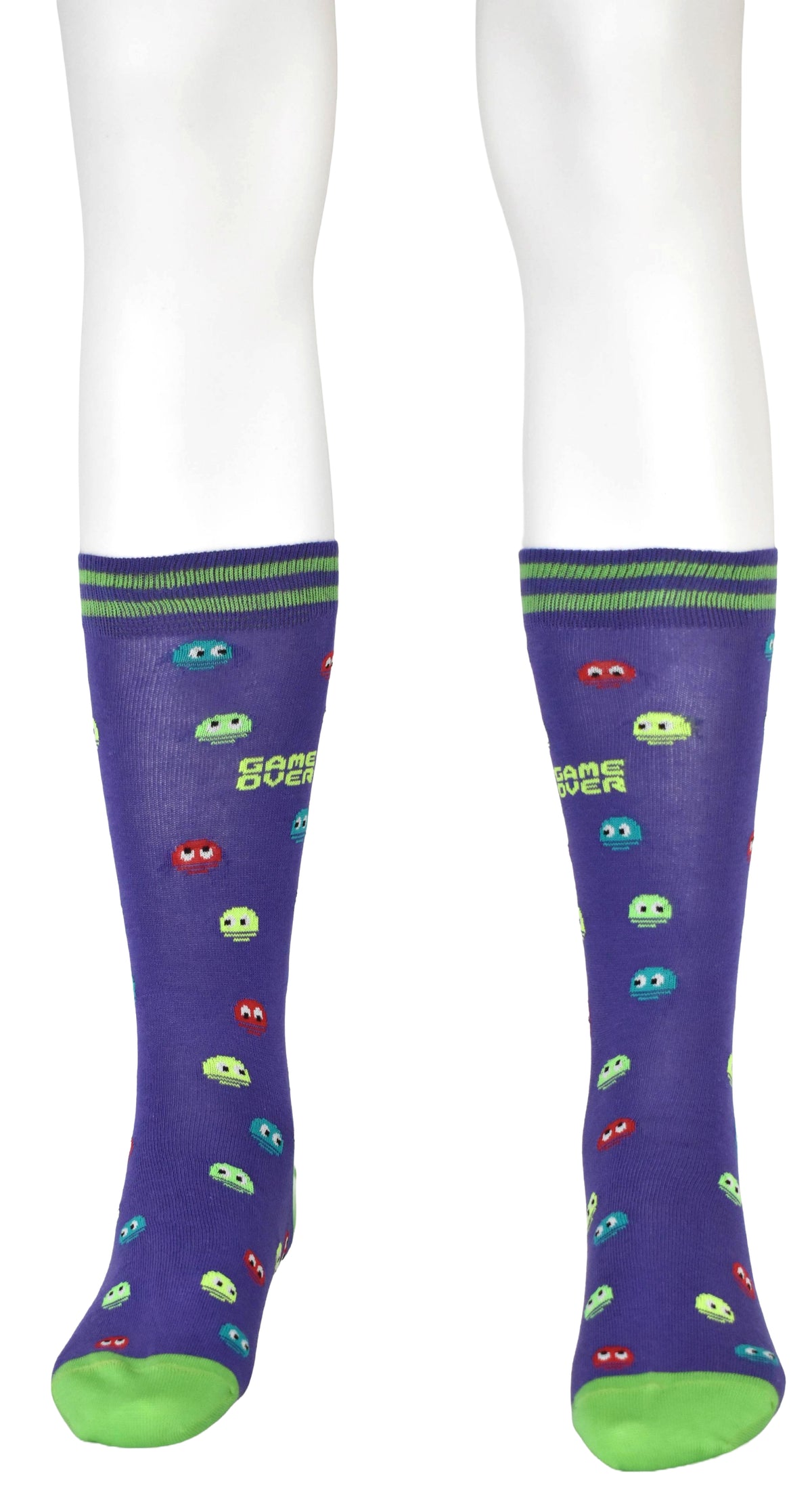 Calze Fantasia "Arcade" Unisex Violet Linea Funny - Cod. GC36