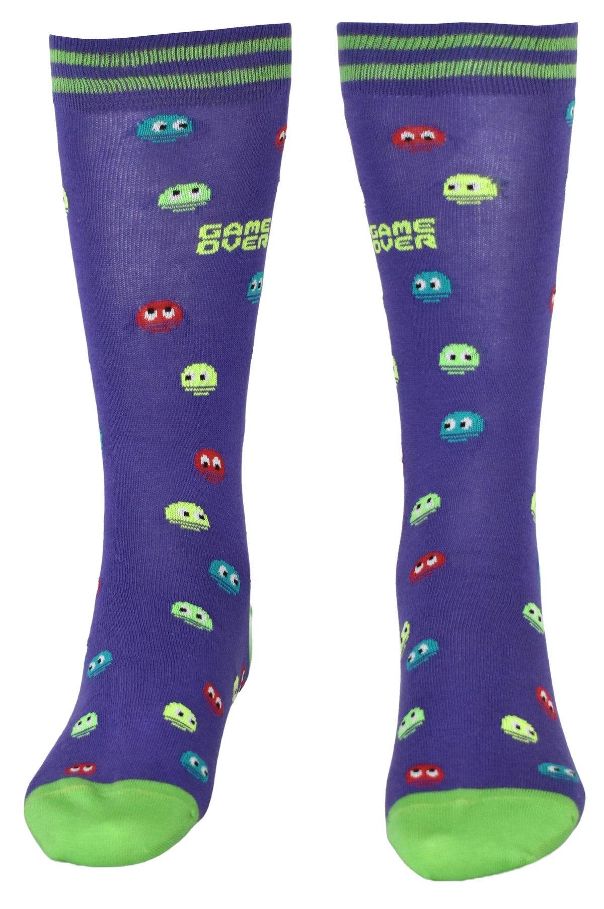 Calze Fantasia "Arcade" Unisex Violet Linea Funny - Cod. GC36
