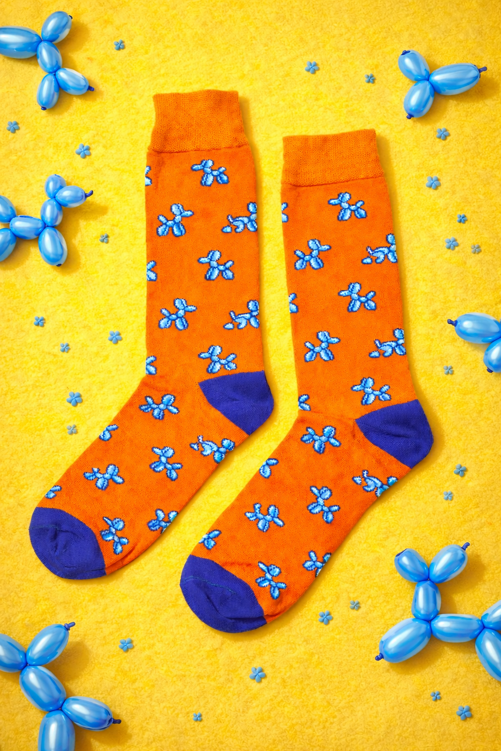 Calze Fantasia "Balloons" Unisex Tangerine Linea Funny - Cod. GD58