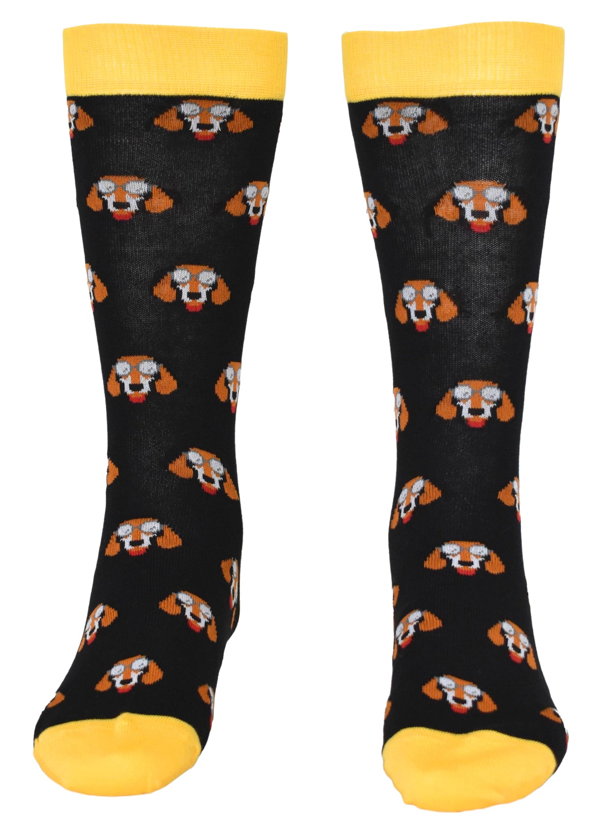 Calze Fantasia "Bassotto" Unisex Nero Linea Funny - Cod. GC16