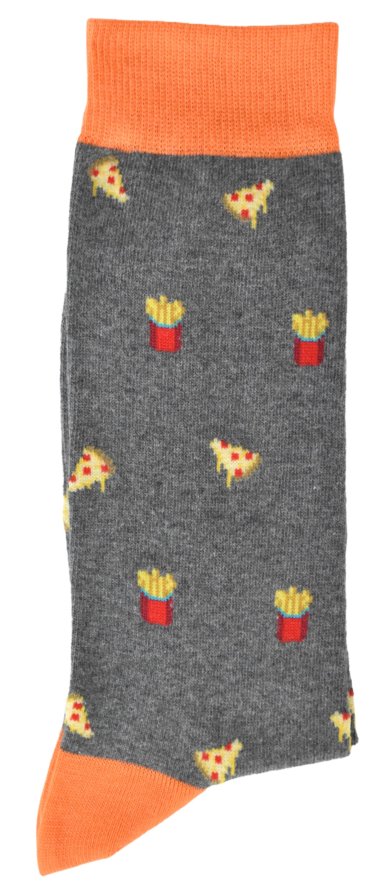 Calze Fantasia "Pizza&amp;Chips" Unisex Fumo Linea Funny - Cod. GC22