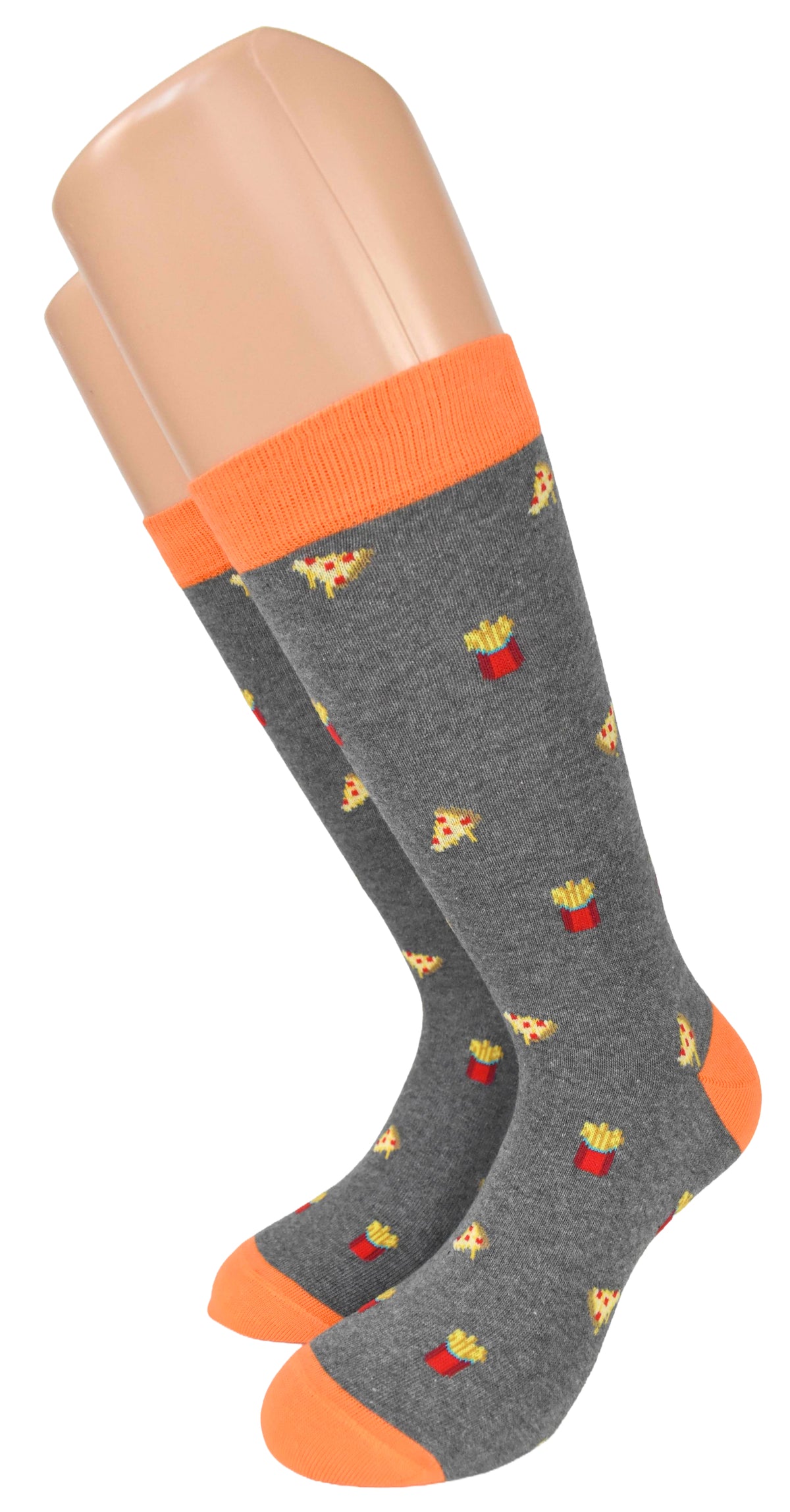 Calze Fantasia "Pizza&amp;Chips" Unisex Fumo Linea Funny - Cod. GC22