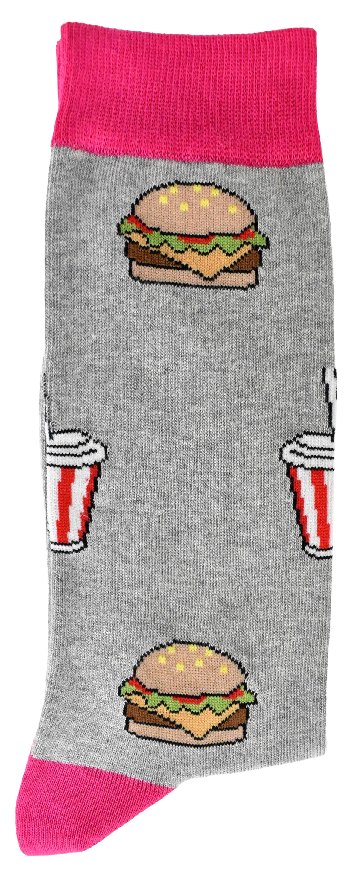 Calze Fantasia "Fast Food" Unisex Smog Linea Funny - Cod. GC24