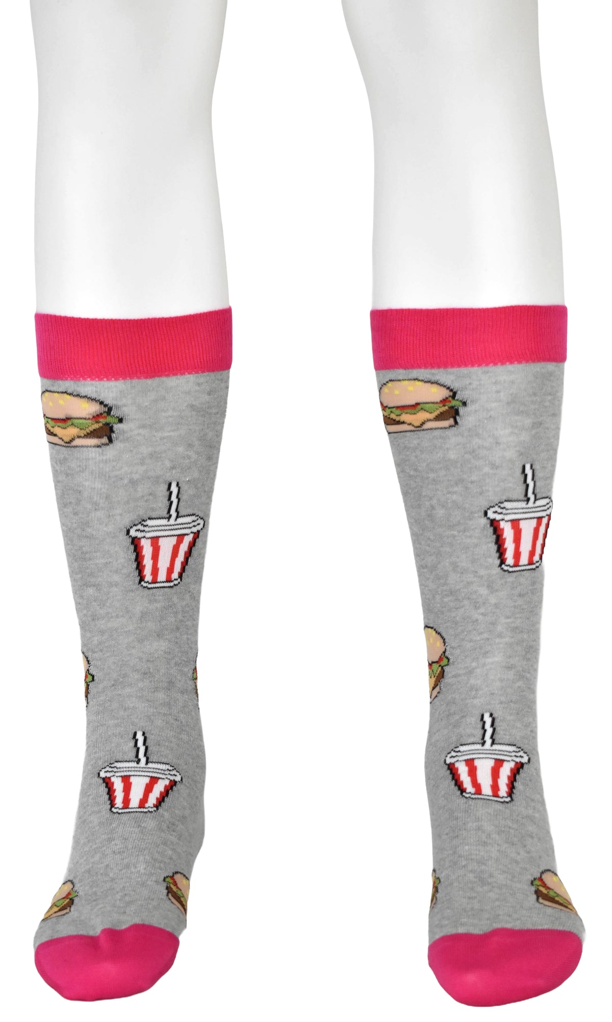 Calze Fantasia "Fast Food" Unisex Smog Linea Funny - Cod. GC24