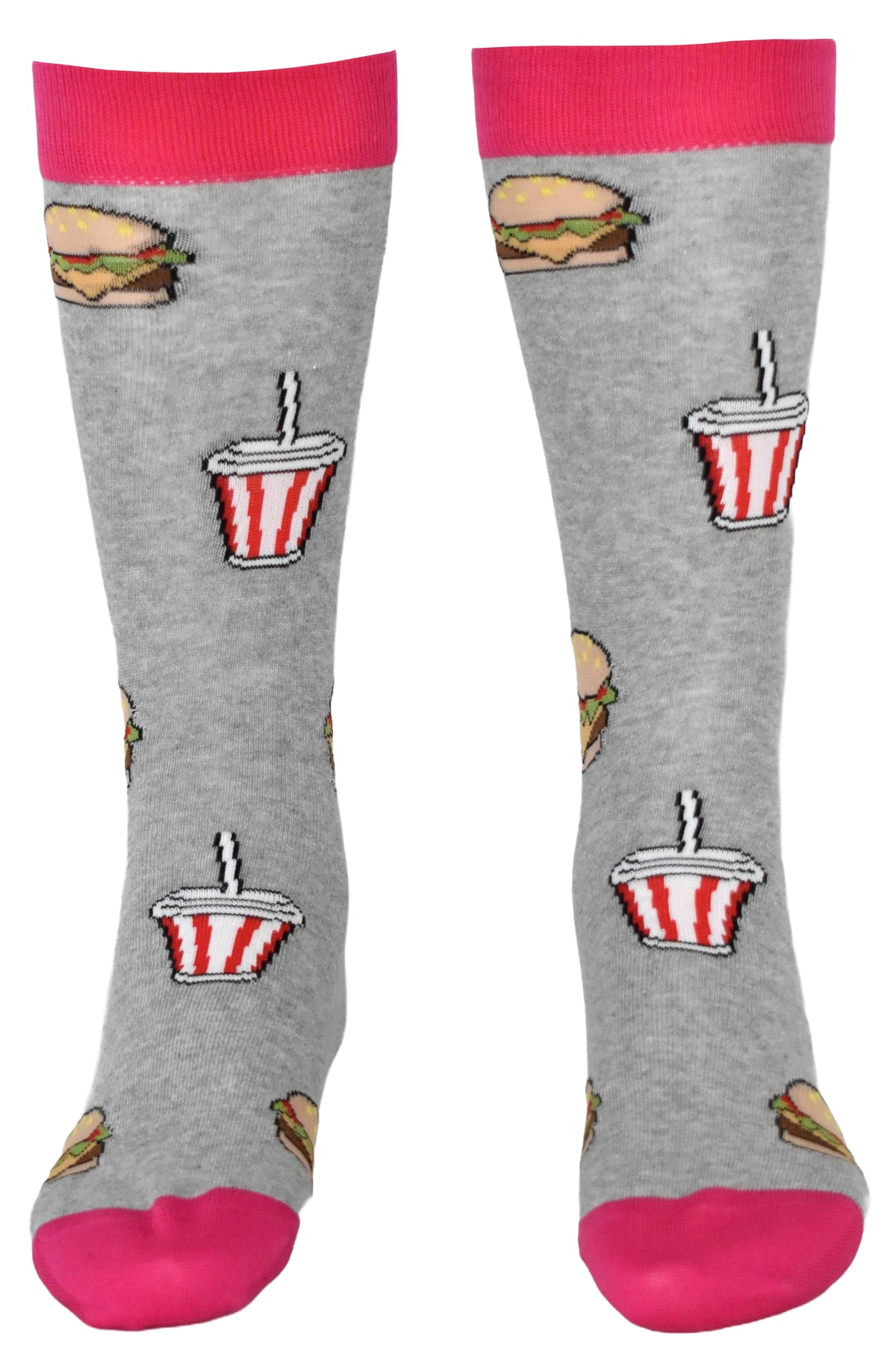 Calze Fantasia "Fast Food" Unisex Smog Linea Funny - Cod. GC24