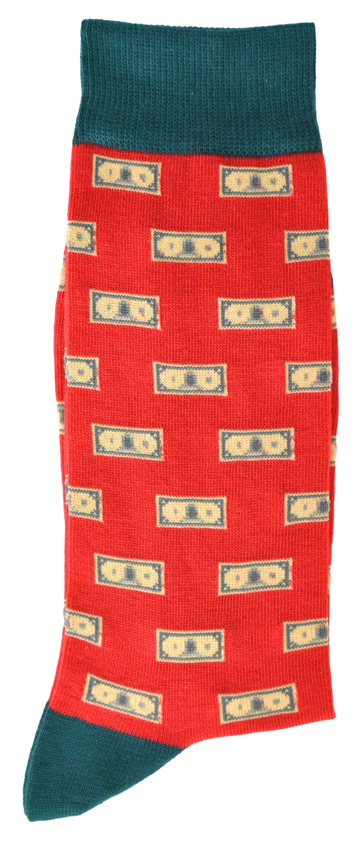 Calze Fantasia "Money" Unisex Coquelicot Linea Funny - Cod. GC28