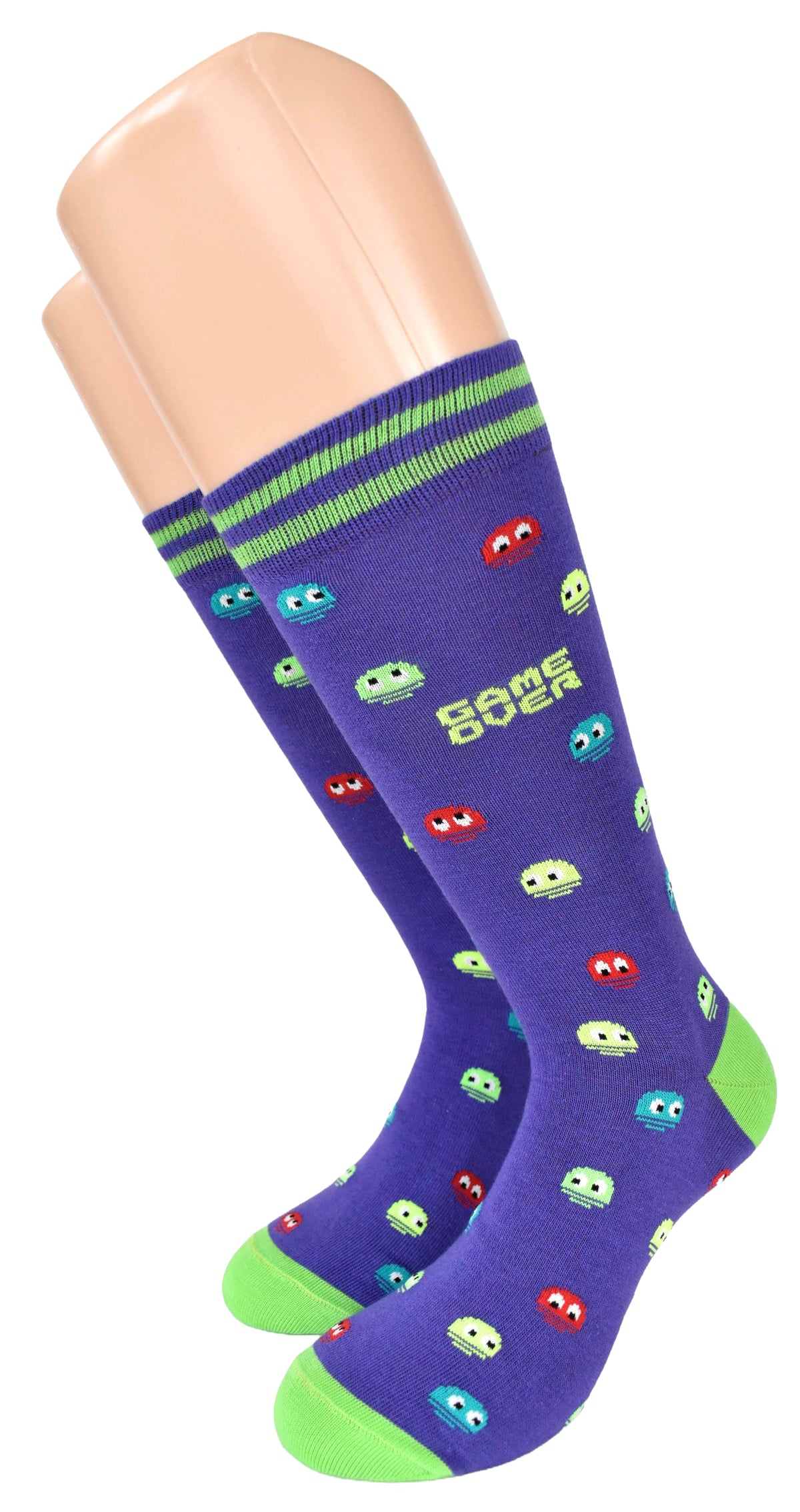 Calze Fantasia "Arcade" Unisex Violet Linea Funny - Cod. GC36