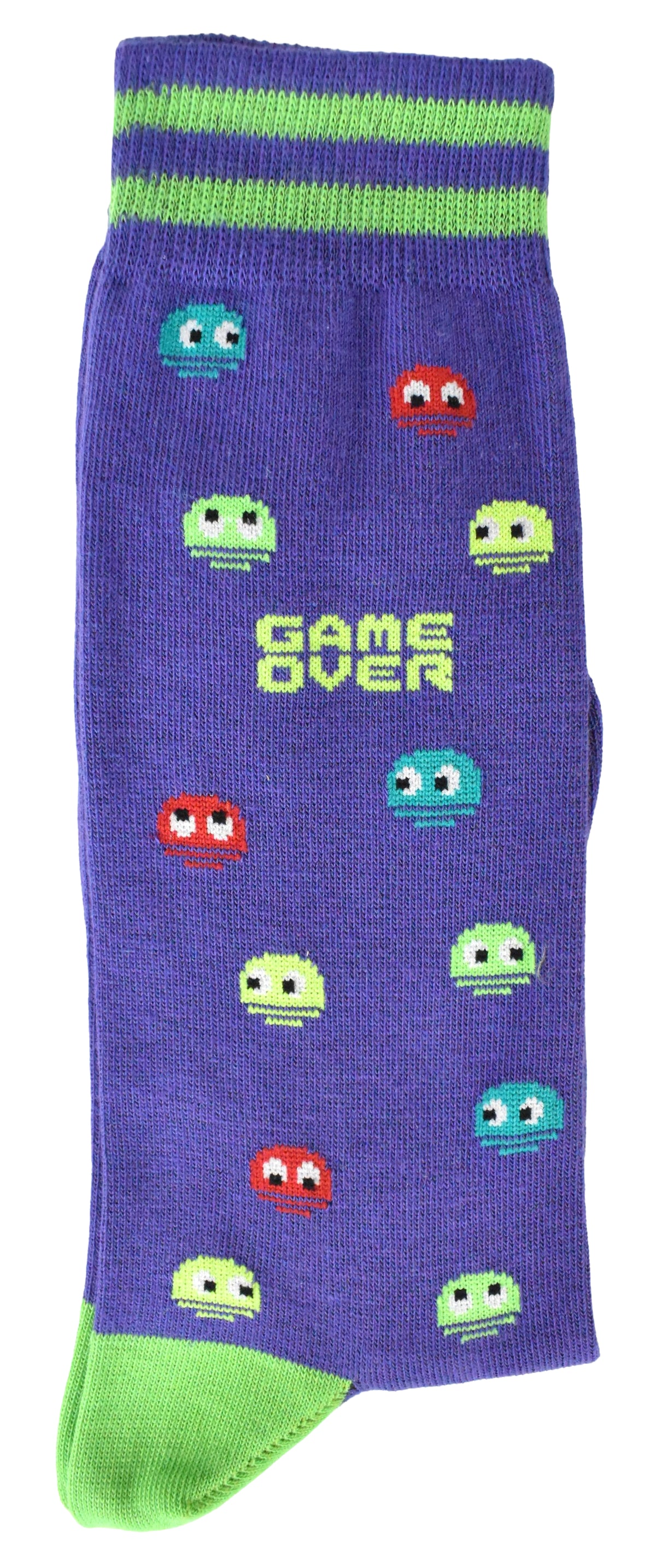 Calze Fantasia "Arcade" Unisex Violet Linea Funny - Cod. GC36