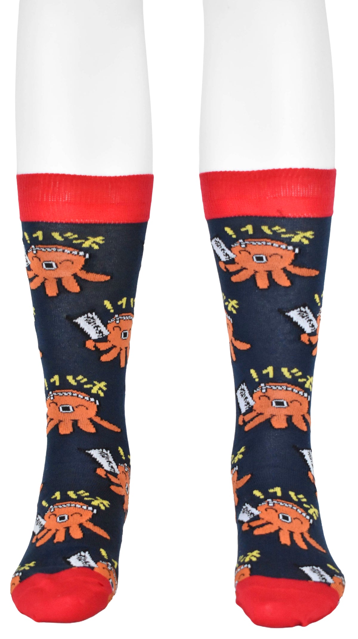 Calze Fantasia "Takoyaki" Unisex Navy Linea Funny - Cod. GD44