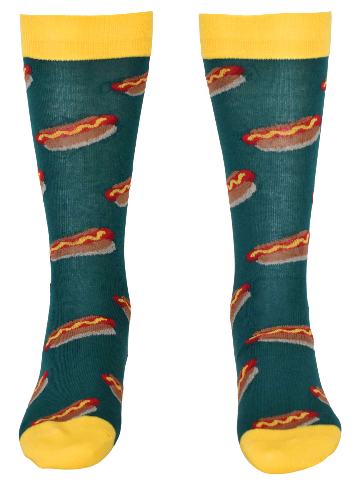 Calze Fantasia "Hot Dog" Unisex Evergreen Linea Funny - Cod. GD50