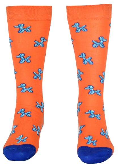 Calze Fantasia "Balloons" Unisex Tangerine Linea Funny - Cod. GD58