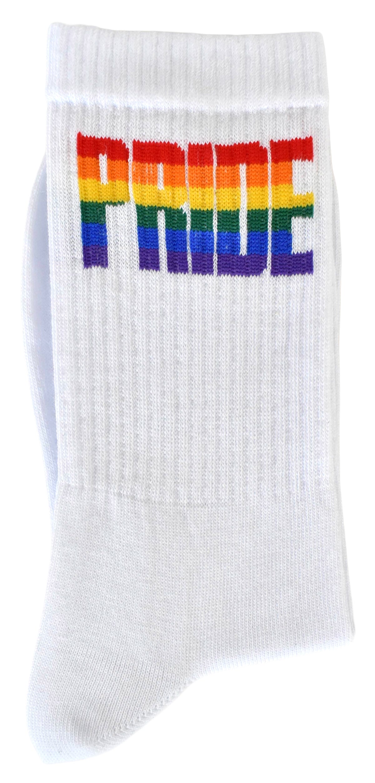 Calze Fantasia "Pride" Unisex Bianco Linea Funny - Cod. Pride Bianco