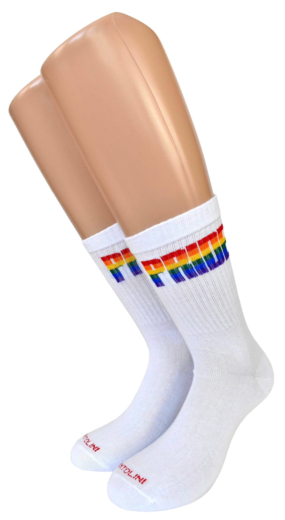 Calze Fantasia "Pride" Unisex Bianco Linea Funny - Cod. Pride Bianco