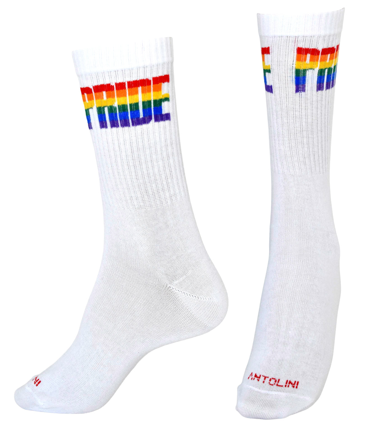Calze Fantasia "Pride" Unisex Bianco Linea Funny - Cod. Pride Bianco