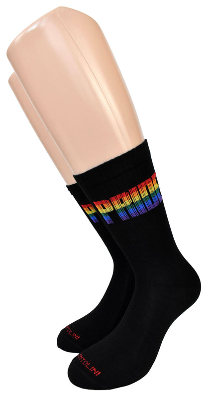 Calze Fantasia "Pride" Unisex Nero Linea Funny - Cod. Pride Nero